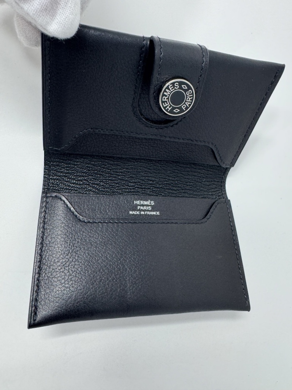 Hermes Noir Evercolor R.M.S. Cardholder - Picture 7 of 9